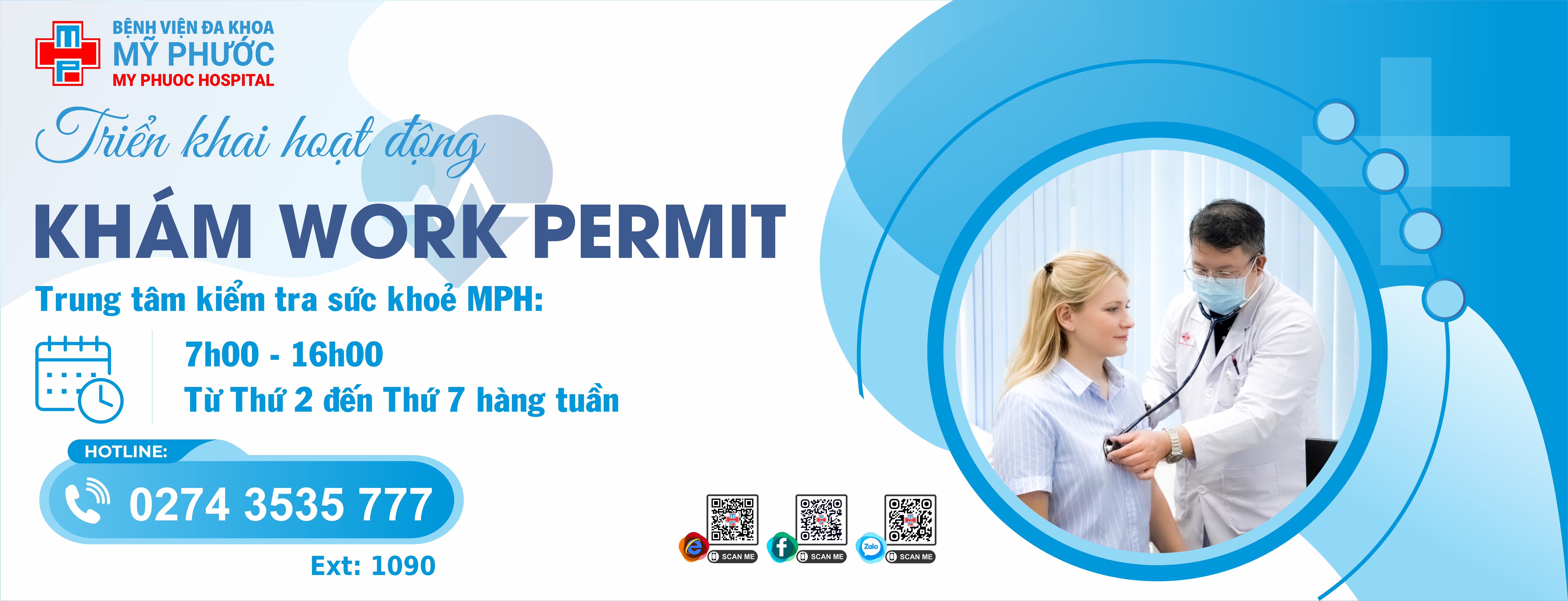 Triển khai khám Work Permit