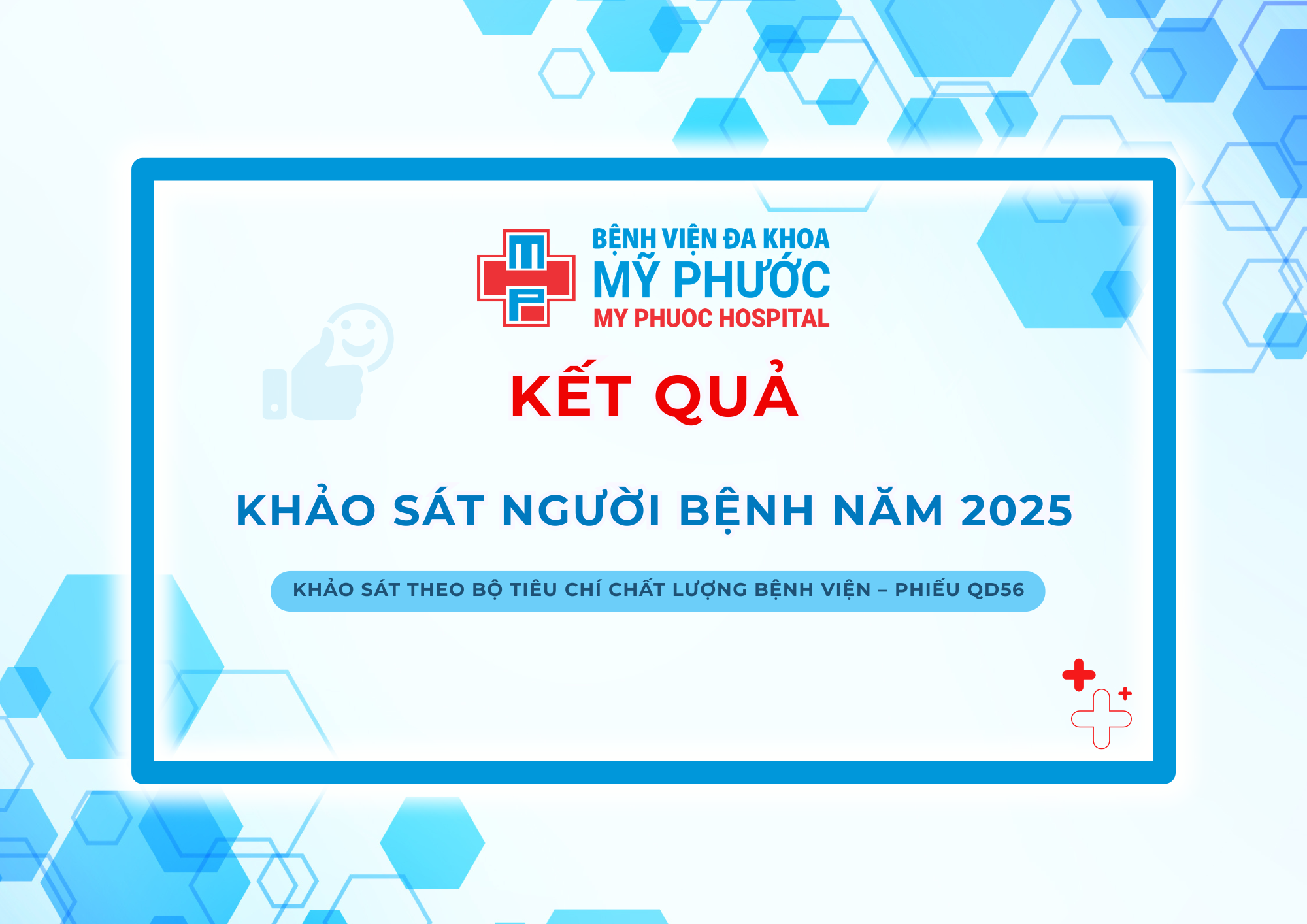 Kết quả khảo sát người bệnh Quý I năm 2025