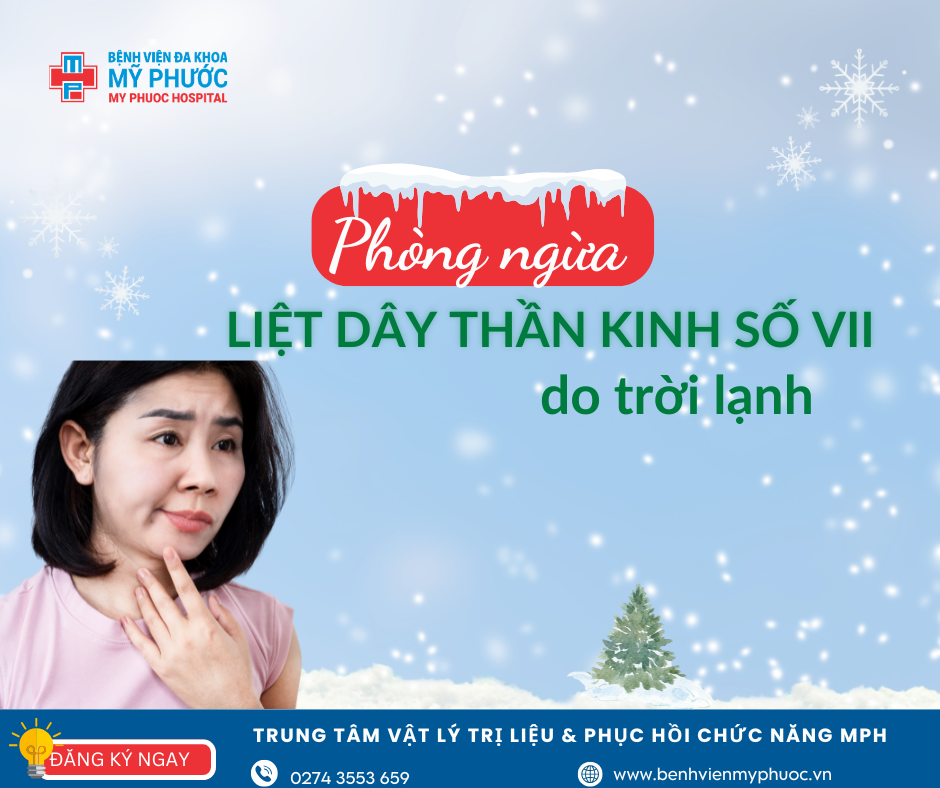 Phòng ngừa liệt dây thần kinh số VII do trời lạnh