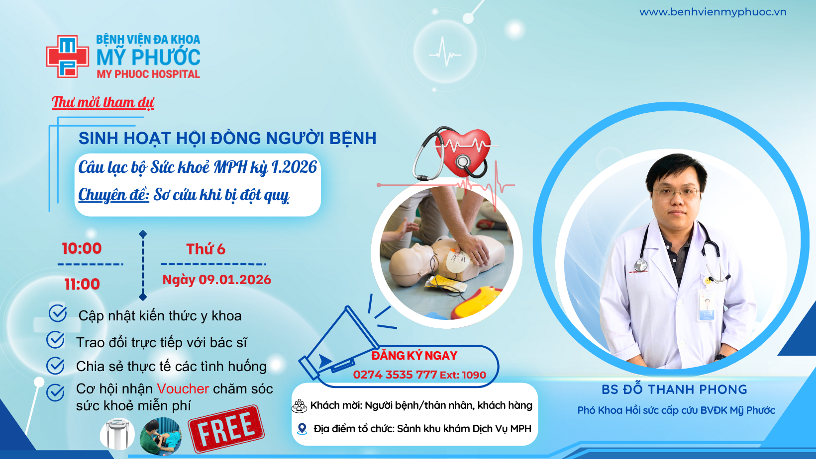  Sinh hoạt hội đồng người bệnh – câu lạc bộ sức khỏe MPH kỳ I.2026